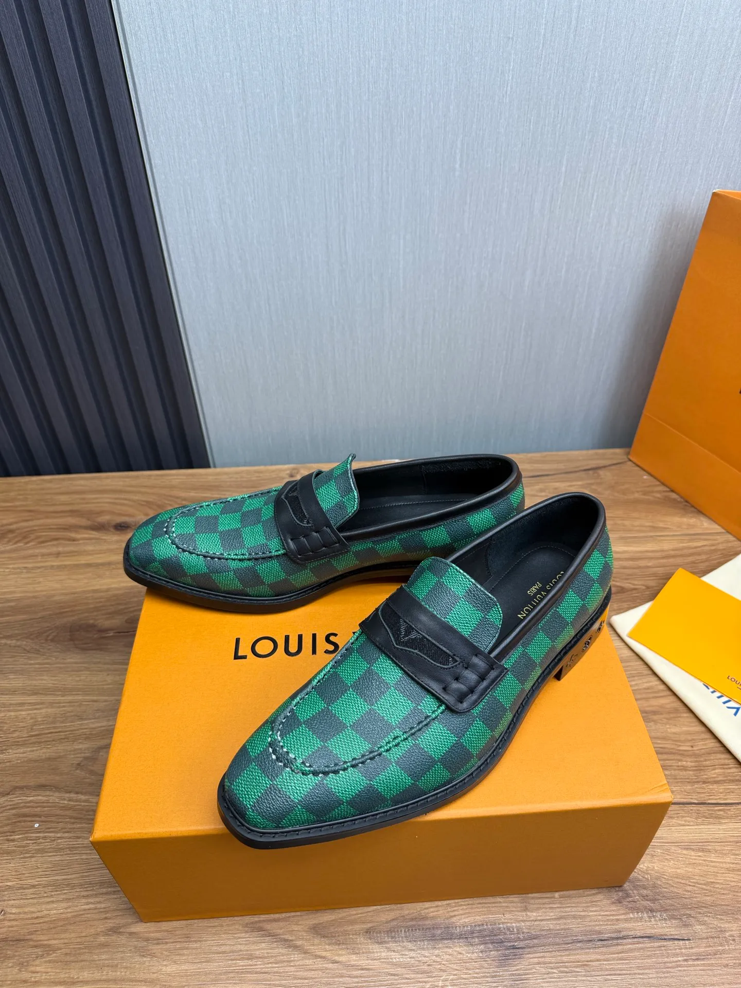 Factory 720💰 LV. Men's business casual leather shoes, all made of imported original brand leather, just to create a more comfortable wearing experience, original non-slip and wear-resistant outsole ✔️16-45 (38.45 non-refundable)